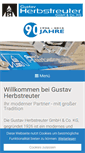 Mobile Screenshot of herbstreuter.de
